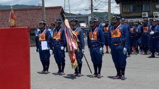 不破郡消防操法大会が開催されました